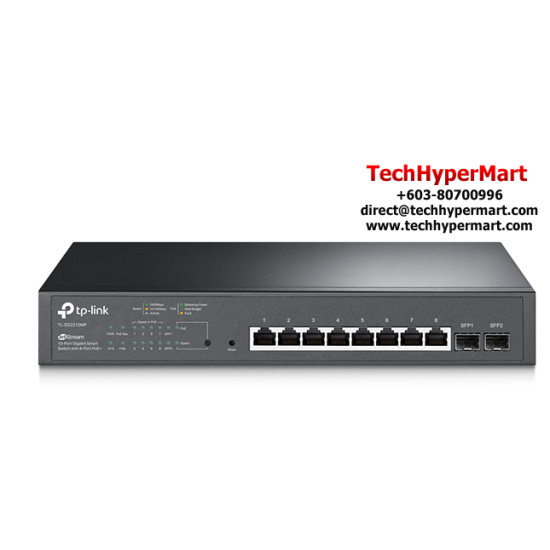 TP-Link TL-SG2210MP Switch (10-Port, 8× 10/100/1000 Mbps RJ45 Ports) TP-Link TL-SG2210MP Switch (10-Port, 8× 10/100/1000 Mbps RJ45 Ports)
