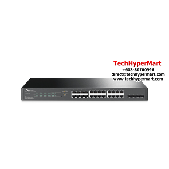 TP-Link TL-SG2428P Switch (28-Port, 24× 10/100/1000 Mbps RJ45 Ports)