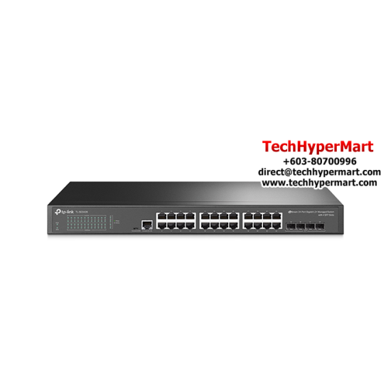 TP-Link TL-SG3428 Switch (24-Port, 24× 10/100/1000 Mbps RJ45 Ports)