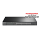 TP-Link TL-SG3428XMP Switch (24-Port Gigabit PoE+ Ports, 4-Port 10GE SFP+,  384W PoE Power)