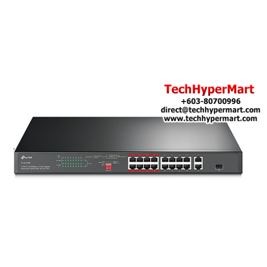 TP-Link TL-SL1218P Unmanaged Switch (16-Port, 10/100Mbps) TP-Link TL-SL1218P Unmanaged Switch (16-Port, 10/100Mbps)