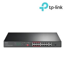 TP-Link TL-SL1218P Unmanaged Switch (16-Port, 10/100Mbps)