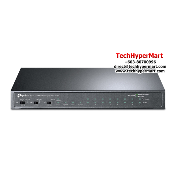 TP-Link TL-SL1311MP Switch (8-Port, 10/100Mbps)