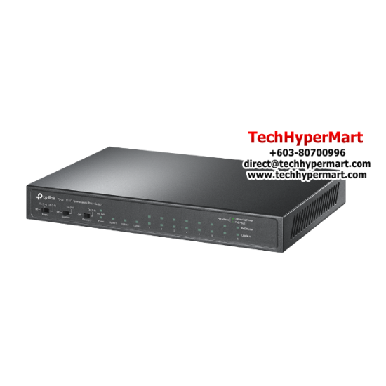 TP-Link TL-SL1311P Switch (8-Port, 8× 10/100 Mbps 802.3af/at PoE+ Ports)