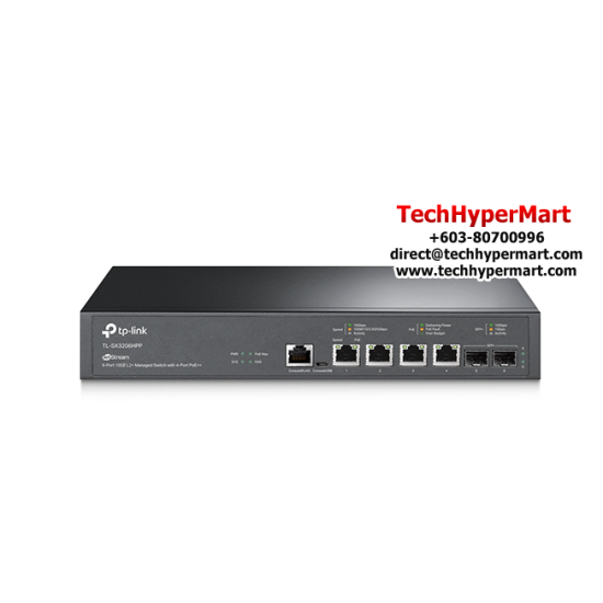 TP-Link TL-SX3206HPP Switch (4-Port, 4× 100/1000/2500/5000/10000 Mbps) TP-Link TL-SX3206HPP Switch (4-Port, 4× 100/1000/2500/5000/10000 Mbps)