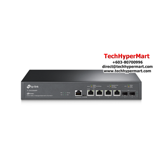 TP-Link TL-SX3206HPP Switch (4-Port, 4× 100/1000/2500/5000/10000 Mbps)