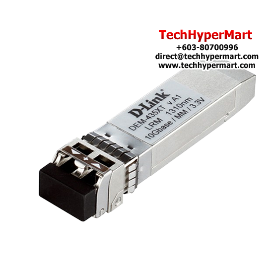 D-Link DEM-435XT Module (10Base-T SFP, Convert an SFP Fiber, Hot Pluggable, 10 Mbps)