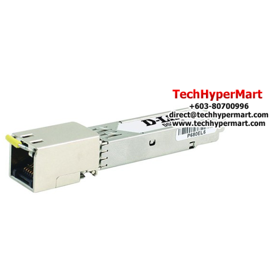 D-Link DGS-712 Module (1000Base-T SFP, Convert an SFP Fiber, Hot Pluggable, 1,000 Mbps)
