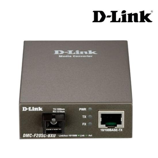 D-Link DMC-F20SC-BXU Media Convertors (10 M: 14, 880 pps, Multi-mode Fiber, Gigabit Ethernet)