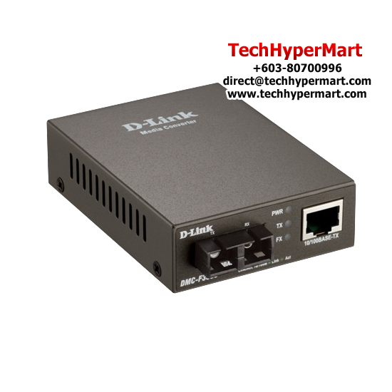 D-Link DMC-F30SC Media Convertors (10/100 Mbp, Multi-mode Fiber, Gigabit Ethernet)