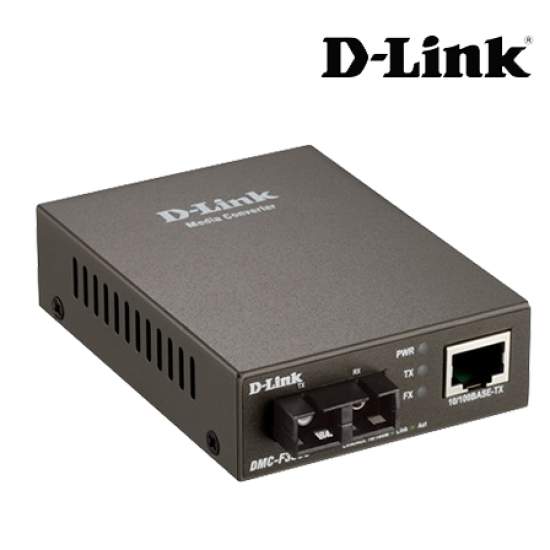 D-Link DMC-F30SC Media Convertors (10/100 Mbp, Multi-mode Fiber, Gigabit Ethernet)