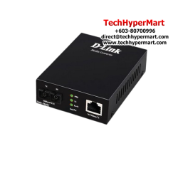 D-Link DMC-F60SC Media Convertors (One 10/100Base-TX port, Multi-mode Fiber, Gigabit Ethernet)
