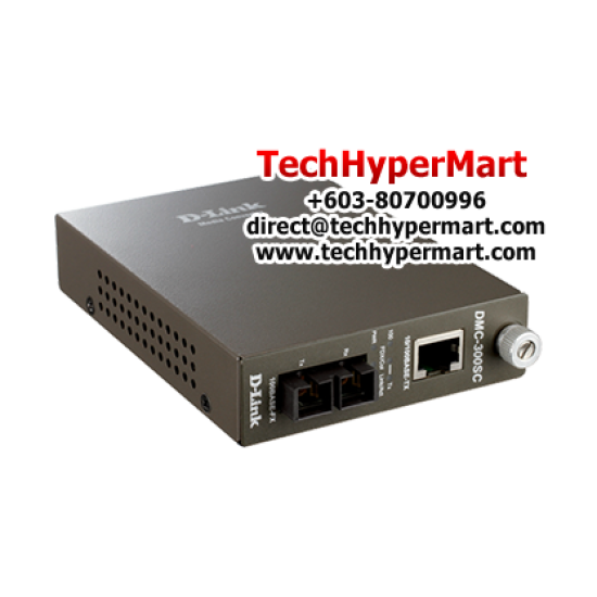 D-Link DMC-300SC Media Convertors (10/100Base-TX (UTP) to 100Base-FX, Multi-mode fiber)