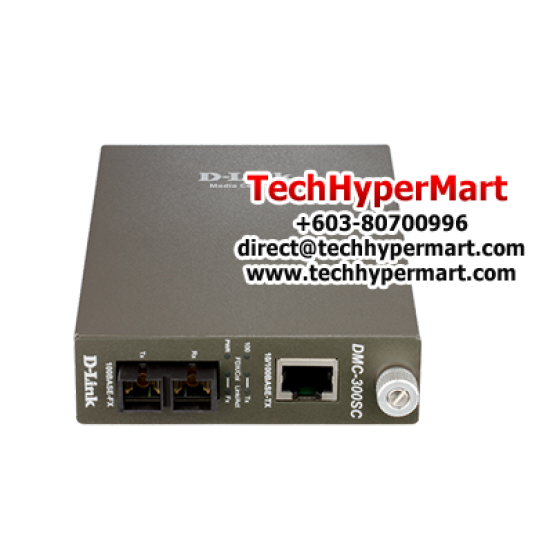 D-Link DMC-300SC Media Convertors (10/100Base-TX (UTP) to 100Base-FX, Multi-mode fiber)