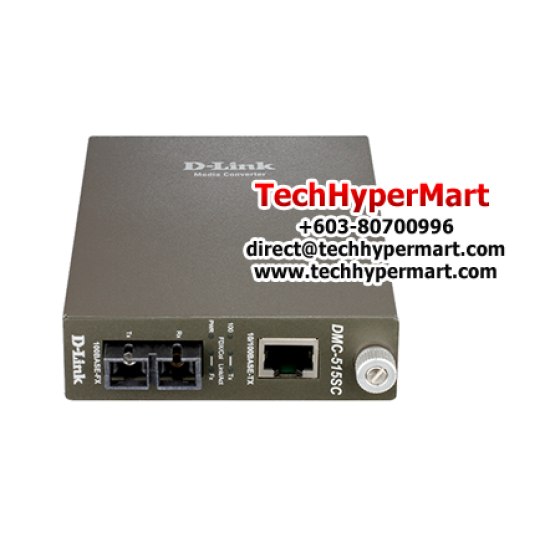 D-Link DMC-515SC Media Convertors (10/100Base-TX (UTP) to 100Base-FX, Single-mode fiber) D-Link DMC-515SC Media Convertors (10/100Base-TX (UTP) to 100Base-FX, Single-mode fiber)