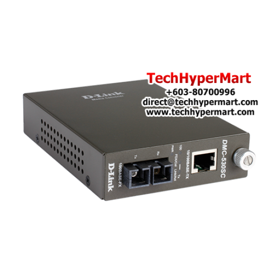 D-Link DMC-530SC Media Convertors (10/100Base-TX (UTP) to 100Base-FX, Single-mode fiber) D-Link DMC-530SC Media Convertors (10/100Base-TX (UTP) to 100Base-FX, Single-mode fiber)