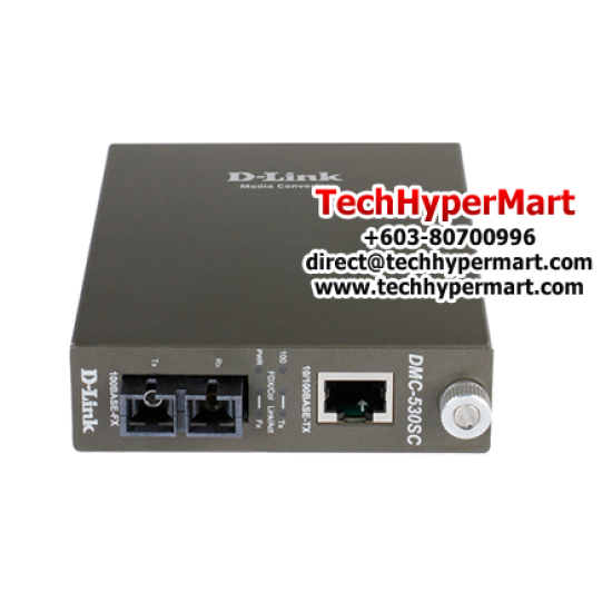 D-Link DMC-530SC Media Convertors (10/100Base-TX (UTP) to 100Base-FX, Single-mode fiber) D-Link DMC-530SC Media Convertors (10/100Base-TX (UTP) to 100Base-FX, Single-mode fiber)