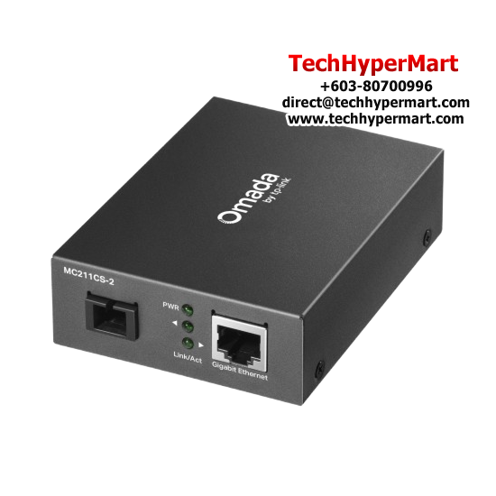 TP-Link MC211CS-2 Media Convertors  (1 10/100/1000Mbps, Multi-mode Fiber, Gigabit Ethernet, Full-Duplex)