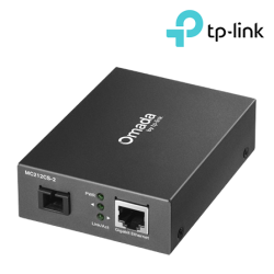 TP-Link MC212CS-2 Media Convertors  (1 10/100/1000Mbps, Multi-mode Fiber, Gigabit Ethernet, Full-Duplex)