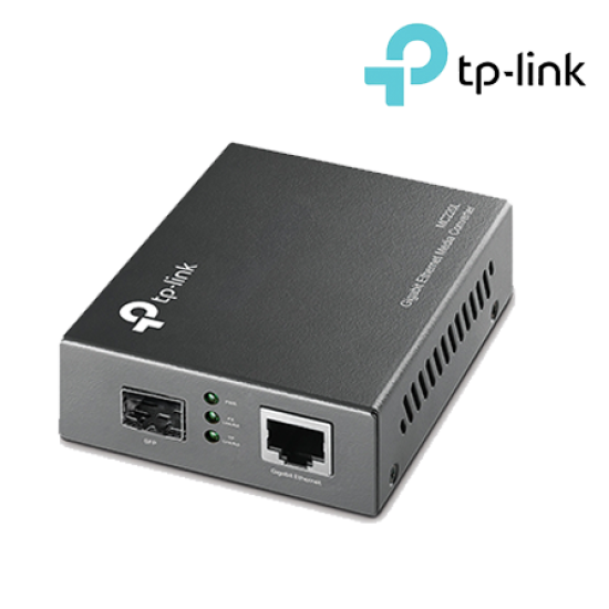 TP-Link MC220L Media Convertors  (1 10/100/1000Mbps, Multi-mode Fiber, Gigabit Ethernet, Full-Duplex)