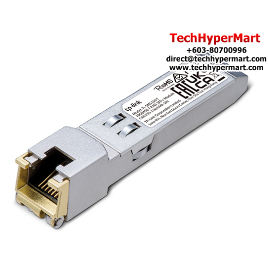 TP-Link TL-SM5310-T Module (1× 10G RJ45 Port, 10.3 Gbps, 3.3V, FCC, CE, RoHS) TP-Link TL-SM5310-T Module (1× 10G RJ45 Port, 10.3 Gbps, 3.3V, FCC, CE, RoHS)