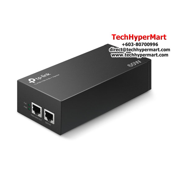 TP-Link TL-POE170S POE Adapter (1 10/100/1000Mbps, 2 Gigabit ports, Plug & Play)