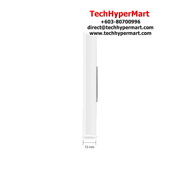 TP-Link EAP615-Wall Access Point (1800Mbps Wireless AX, 2 Dual-Band Antennas)