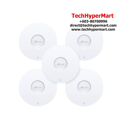 TP-Link EAP653 (5-Pack) Access Point (3000Mbps Wireless AX, 2 Internal Antennas, 2.4 GHz and 5 GHz)