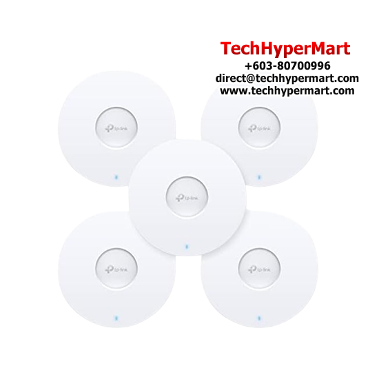 TP-Link EAP653 (5-Pack) Access Point (3000Mbps Wireless AX, 2 Internal Antennas, 2.4 GHz and 5 GHz) TP-Link EAP653 (5-Pack) Access Point (3000Mbps Wireless AX, 2 Internal Antennas, 2.4 GHz and 5 GHz)