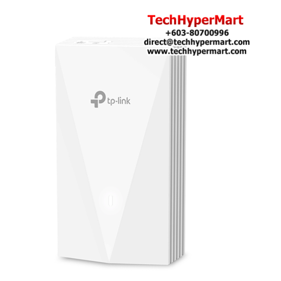 TP-Link EAP655-WALL Access Point (1800Mbps Wireless AX, 2 Internal Antennas, 2.4 GHz and 5 GHz)