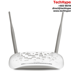 TP-Link TD-W8961N Wireless Modem Router (300Mbps Wireless N ADSL2+, 4 RJ45 Ports, 1 RJ11 Port)