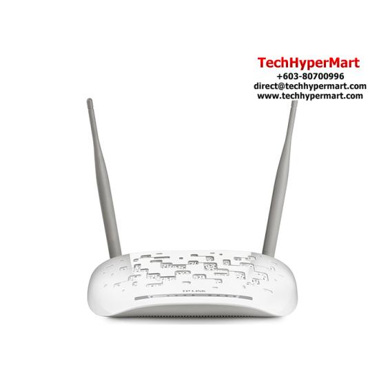 TP-Link TD-W8961N Wireless Modem Router (300Mbps Wireless N ADSL2+, 4 RJ45 Ports, 1 RJ11 Port)