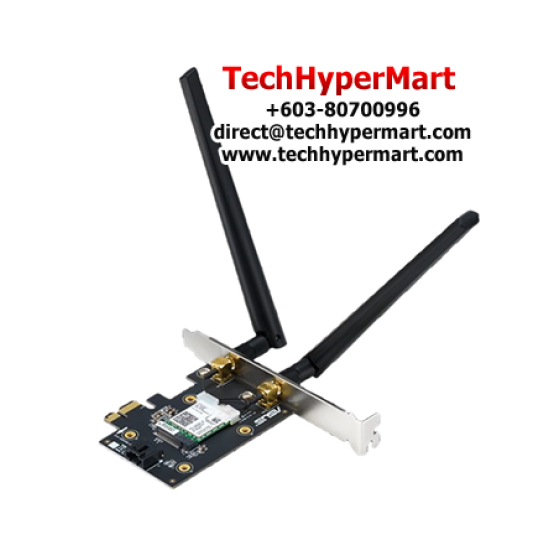 Asus PCE-AX3000 PCIE Adapter (800Mbps Wireless AX, PCI Express, 2.4 GHz / 5 GHz) Asus PCE-AX3000 PCIE Adapter (800Mbps Wireless AX, PCI Express, 2.4 GHz / 5 GHz)
