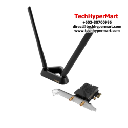 Asus PCE-BE92BT PCIE Adapter (688Mbps Wireless AX, 2 x external antenna, 64-bit)