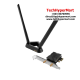 Asus PCE-BE92BT PCIE Adapter (688Mbps Wireless AX, 2 x external antenna, 64-bit)