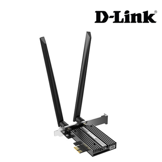 D-Link DWA-X586E Wireless PCI Adapter (5400Mbps Wireless AX, 2 x 5 dBi Ext-Antenna, Bluetooth 5.2) D-Link DWA-X586E Wireless PCI Adapter (5400Mbps Wireless AX, 2 x 5 dBi Ext-Antenna, Bluetooth 5.2)