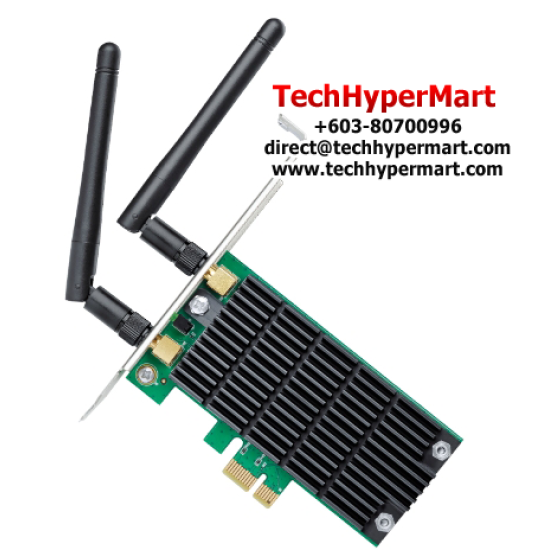 TP-Link Archer T4E PCIE Adapter (1200Mbps Wireless AC, PCI Express, 2 Antennas, 2.4GHz)