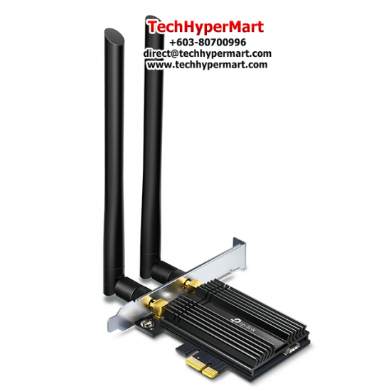 TP-Link Archer TX50E PCIE Adapter (3000Mbps Wireless AX, PCI Express, High Gain Antennas, 2.4GHz)