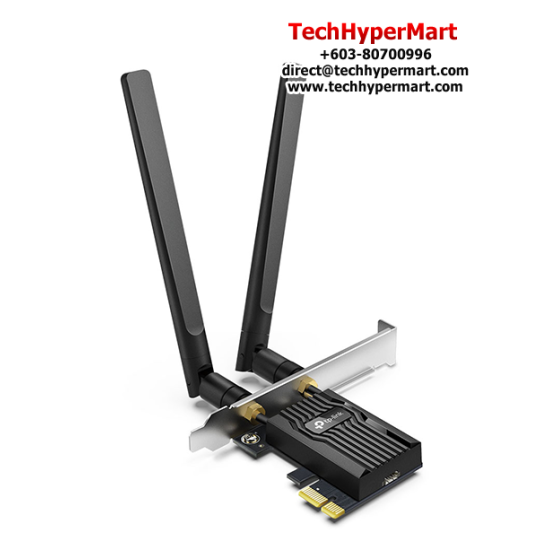 TP-Link Archer TX55E PCIE Adapter (3000Mbps Wireless AX, PCI Express, High Gain Antennas, 2.4-5GHz)