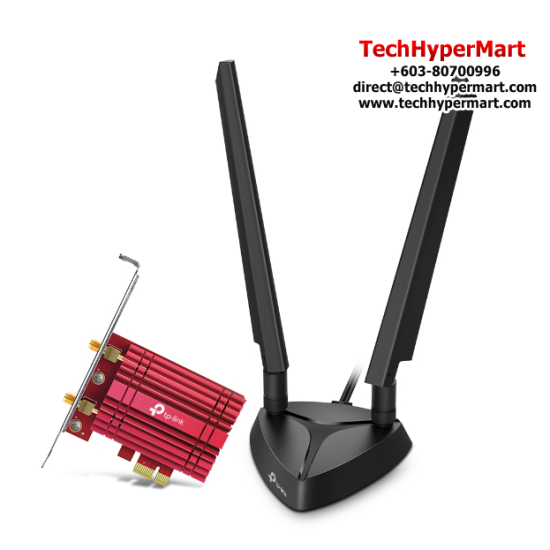 TP-Link Archer TXE75E PCIE Adapter (AX5400 Tri Band, PCI Express, 2402 Mbps) TP-Link Archer TXE75E PCIE Adapter (AX5400 Tri Band, PCI Express, 2402 Mbps)