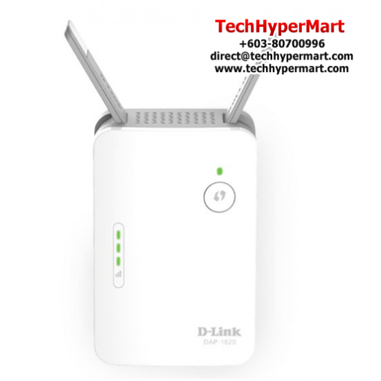 D-Link DAP-1620 Range Extender (1200Mbps Wireless AC, 2 ex antennas, 10/100/1000)