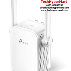 TP-Link RE205 Wireless Range Extender (750Mbps Wireless AC, 2 x external, 1 x 10/100M Ethernet Port)