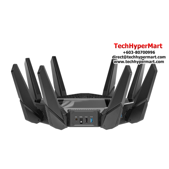 Asus GT-AXE16000 Gaming Router (16000Mbps Wireless AX, External antenna x 8, 2.0 GHz quad-core) Asus GT-AXE16000 Gaming Router (16000Mbps Wireless AX, External antenna x 8, 2.0 GHz quad-core)