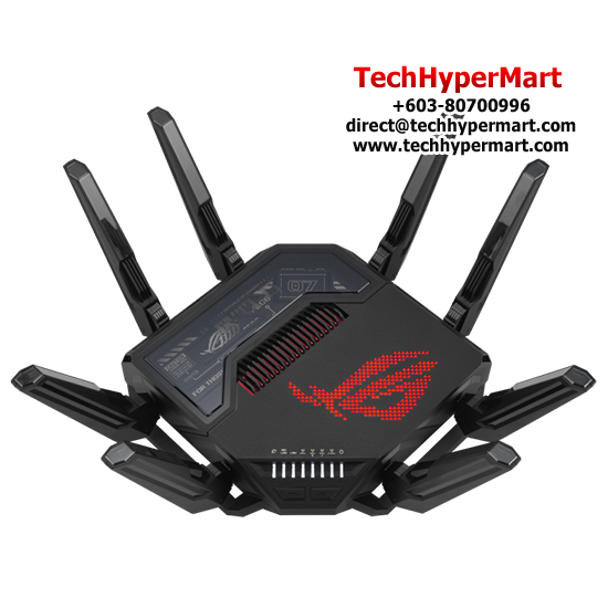 Asus GT-BE98 Gaming Router (800Mbps Wireless AX, External antenna x 8, 2.6 GHz quad-core) Asus GT-BE98 Gaming Router (800Mbps Wireless AX, External antenna x 8, 2.6 GHz quad-core)