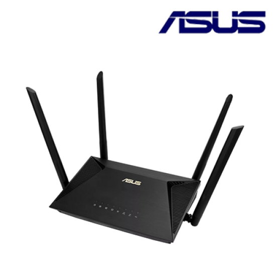 Asus RT-AX53U Router (1800Mbps Wireless AX, External antenna x 4, 2.4GHz Dual-core)