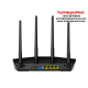 Asus RT-AX57 Router (3000Mbps Wireless AX, External antenna x 4, 1.7 GHz)