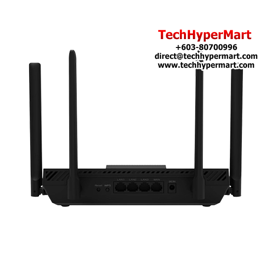 Asus RT-BE50 Router (500Mbps Wireless AX, External antenna x 4, 2.4 GHz quad-core)