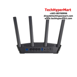 Asus RT-BE82U Router (800Mbps Wireless AX, External antenna x 4, 2.0 GHz quad-core)