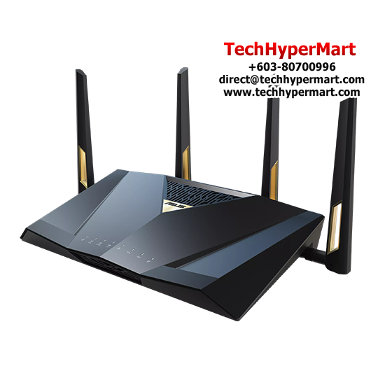 Asus RT-BE88U Gaming Router (800Mbps Wireless AX, External antenna x 4, 2.6 GHz quad-core) Asus RT-BE88U Gaming Router (800Mbps Wireless AX, External antenna x 4, 2.6 GHz quad-core)
