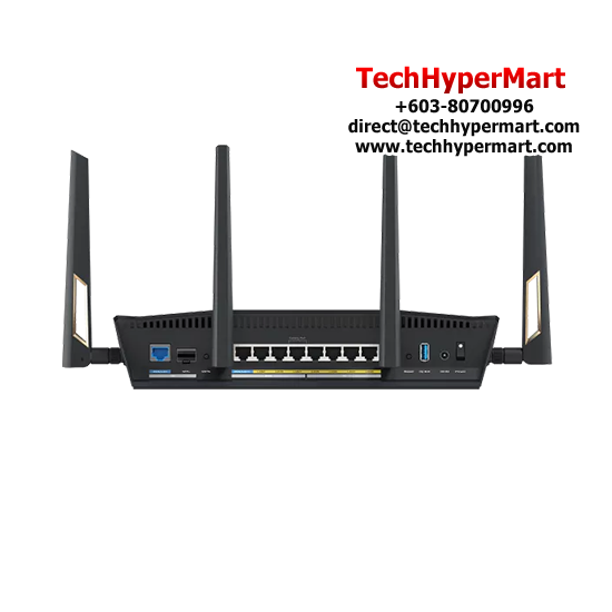 Asus RT-BE88U Gaming Router (800Mbps Wireless AX, External antenna x 4, 2.6 GHz quad-core) Asus RT-BE88U Gaming Router (800Mbps Wireless AX, External antenna x 4, 2.6 GHz quad-core)